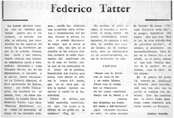 Federico Tatter