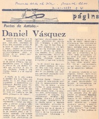 Daniel Vásquez.