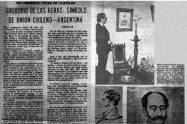 Gregorio de las Heras: símbolo de unión chileno-argentina.
