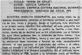 "Niños de Chile"