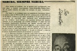Neruda, siempre Neruda