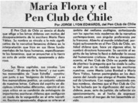 María Flora y el pen club de Chile
