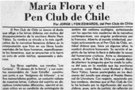 María Flora y el pen club de Chile