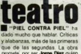 El teatro de la U. de Chile-Talca reestrena "El Cepillo de Dientes".