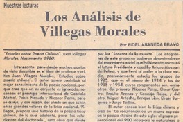Los análisis de Villegas Morales