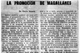 La promoción de Magallanes