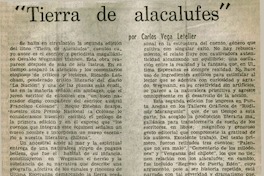 "Tierra de Alacalufes"