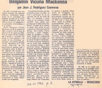 Benjamín Vicuña Mackenna