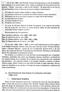 Rectorado de Don Rodolfo Vergara Antunez (1898-1914).
