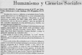 Humanismo y Ciencias Sociales.