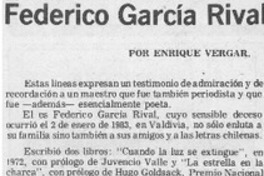 Federico García Rival