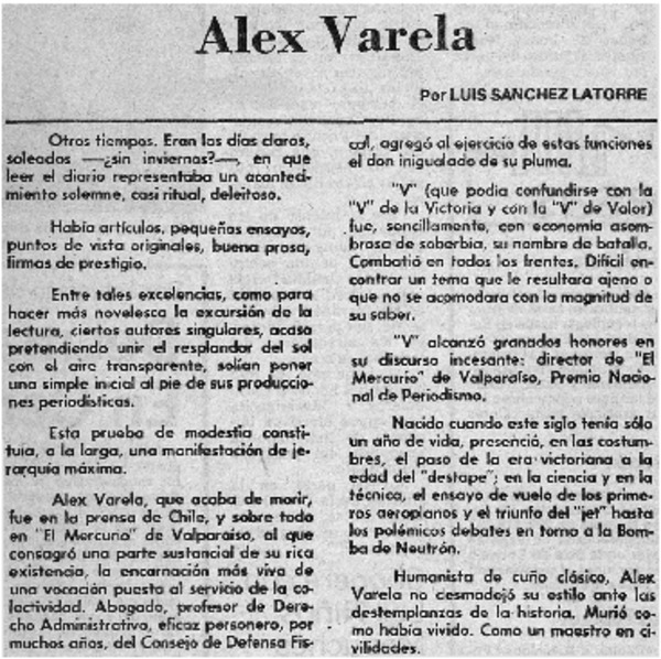 Alex Varela