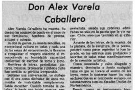 Don Alex Varela Caballero