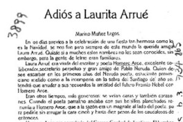 Adiós a Laurita Arrué