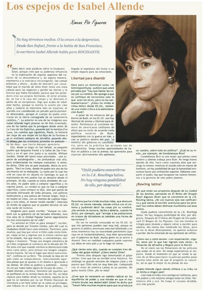 Los espejos de Isabel Allende