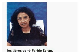 Los libros de Faride Zerán