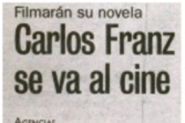 Carlos Franz se va al cine