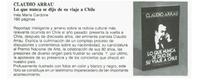 Claudio Arrau, lo que nunca se dijo de su viaje a Chile.