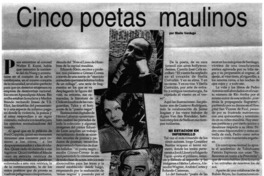 Cinco poetas maulinos