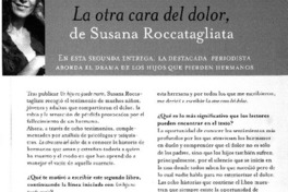 La otra cara del dolor, de Susana Roccatagliata: [entrevistas]