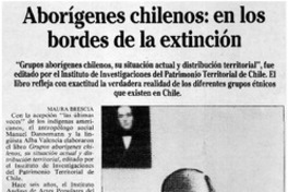 Aborígenes chilenos: en los bordes de la extinción