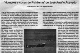 Hombres y cosas de Pichilemu" de José Arraño Acevedo