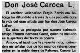 Don José Caroca L.