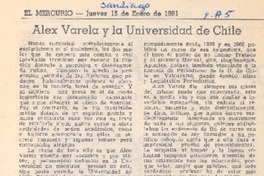 Alex Varela y la Universidad de Chile