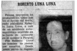 Roberto Luna Luna.