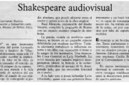 Shakespeare audiovisual.