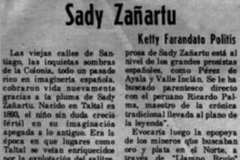 Sady Zañartu
