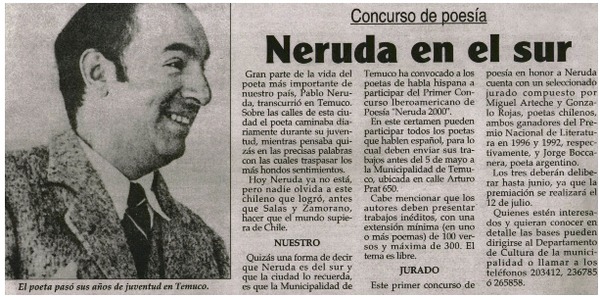 Neruda en el Sur