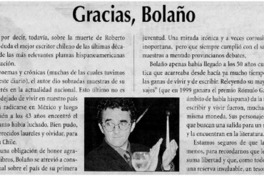 Gracias, Bolaño.