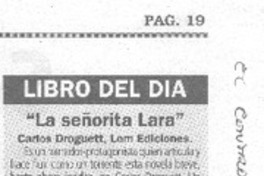 "La señorita Lara" Carlos Droguett