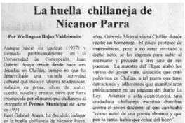 La huella chillaneja de Nicanor Parra