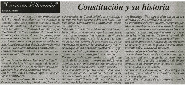 Constitución y su historia