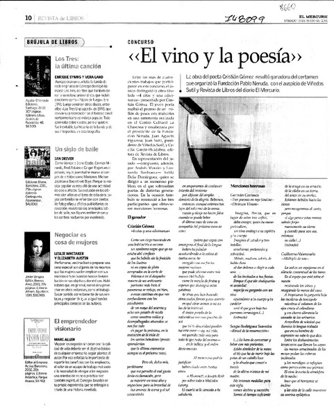 El Vino y la poesía.