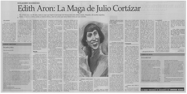 Edith Aron : La Maga de Julio Cortázar : [entrevistas]
