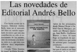 Las novedades de Editorial Andrés Bello.