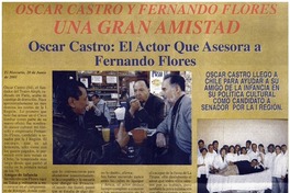 Oscar Castro y Fernando Flores una gran amistad.