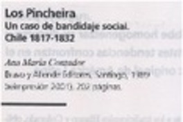 Los Pincheira : un caso de bandidaje social