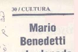 Mario Benedetti galardonado