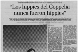 Los hippies del Coppelia nunca fueron hippies"