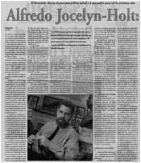 Alfredo Jocelyn-Holt [entrevistas]