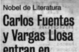Carlos Fuentes y Vargas Llosa entran en las apuestas.