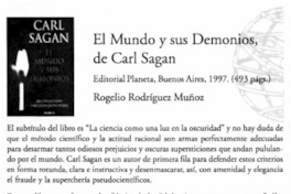 El mundo y sus demonios, de Carl Sagan