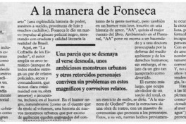 A la manera de Fonseca