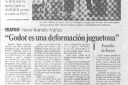 Actor Ramón Núñez "Godot es una deformación juguetona"