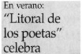 "Litoral de los poetas" celebra a Huidobro