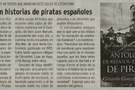 Antologan historias de piratas españoles